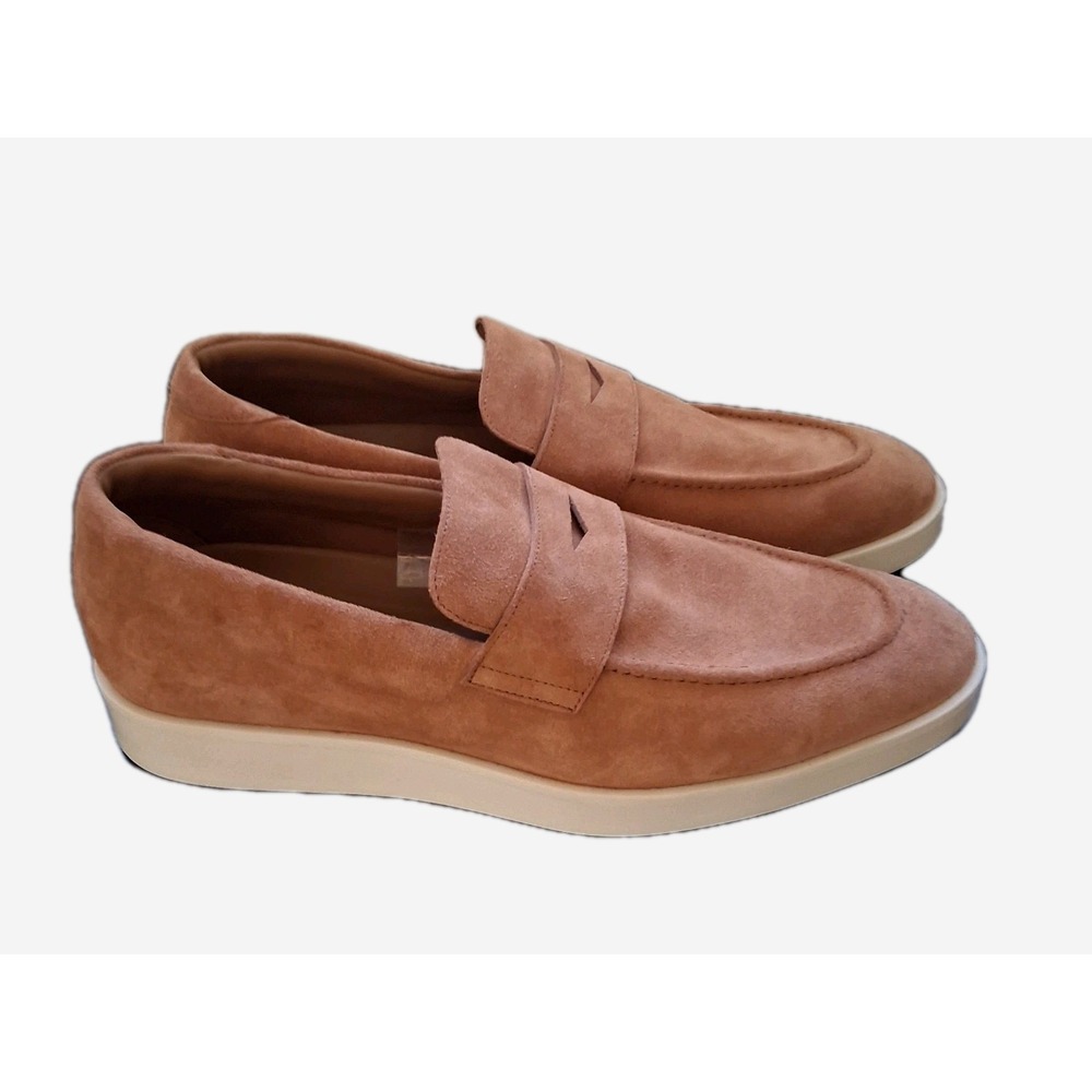 Wolf & Shepherd Men's Size 14 M Closer Penny Loafer Soft Brown Suede Worn Once - Picture 4 of 16